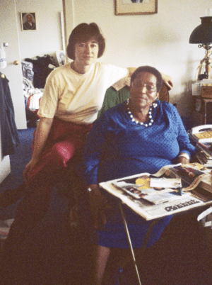 På vores rejse gennem USA besøgte Pia min madmor gennem 32 år, Dorothy i Philadelphias ghetto 