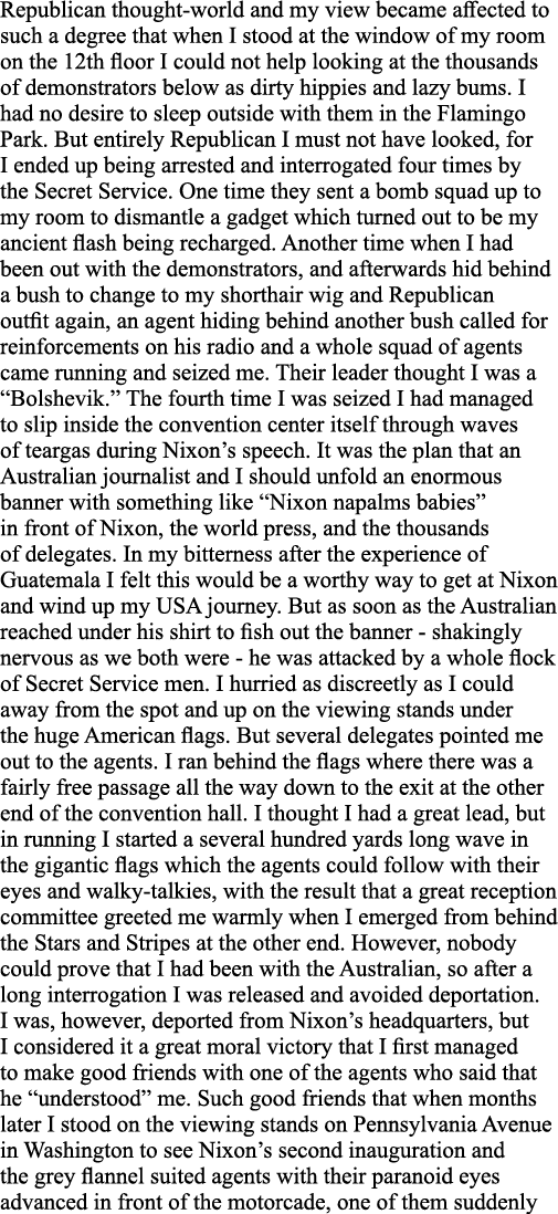 Republican thought-world and my view became affected to such a degree that when I stood at the window of my room on t   
