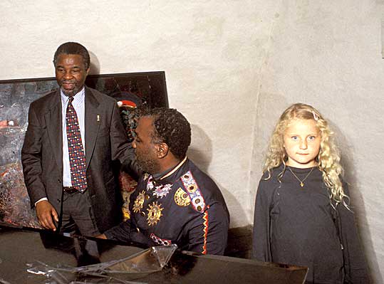 Prsident Mbeki og min datter