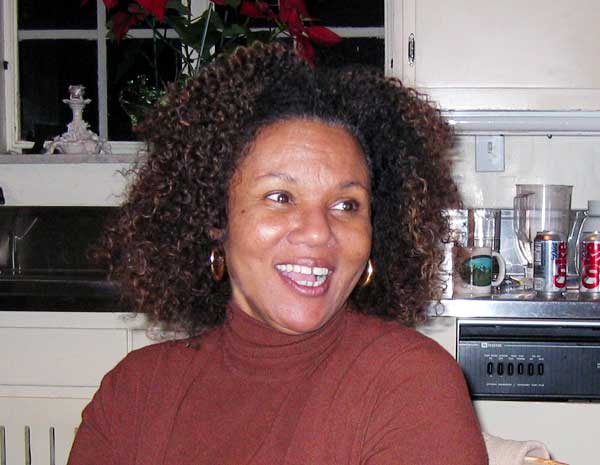 Sandra Ruffin at a party in DC