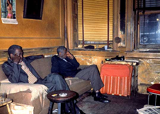 Sad old men in Harlem