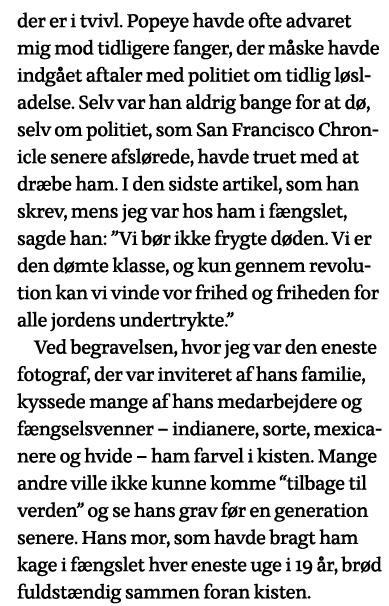 der er i tvivl  Popeye havde ofte advaret mig mod tidligere fanger, der måske havde indgået aftaler med politiet om t   