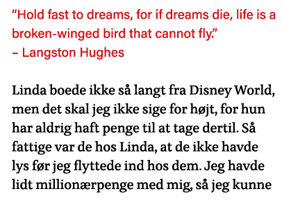  Hold fast to dreams, for if dreams die, life is a broken-winged bird that cannot fly     Langston Hughes Linda boede   