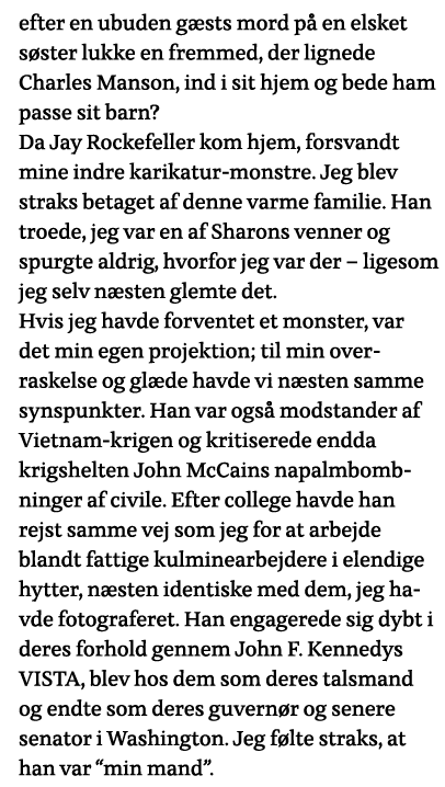 efter en ubuden gæsts mord på en elsket søster lukke en fremmed, der lignede Charles Manson, ind i sit hjem og bede h   