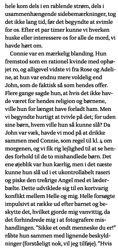 hele kom dels i en rablende strøm, dels i usammenhængende sidebemærkninger, tog det ikke lang tid, før det begyndte a   