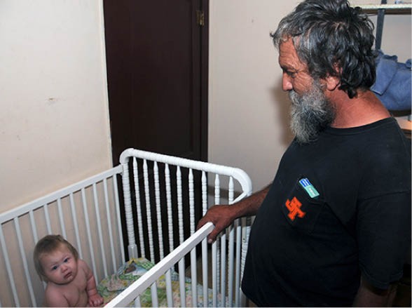 John with Natasha's youngest dumped child