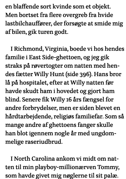 en blaffende sort kvinde som et objekt  Men bortset fra flere overgreb fra hvide lastbilchauffører, der forsøgte at s   