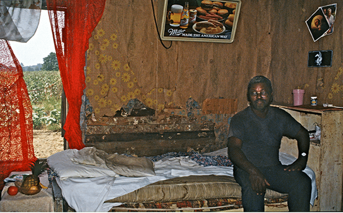 1996 - cotton picker in rural Selma, AL 