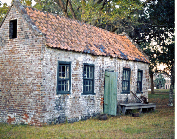 1974 - original slave cabin on plantation, SC
