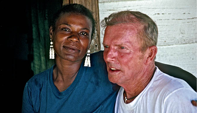 Mary and her new boyfriend  from Florida 1984