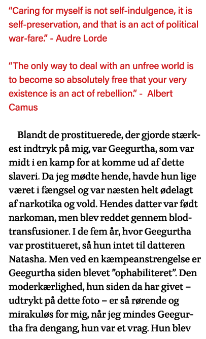  Caring for myself is not self-indulgence, it is self-preservation, and that is an act of political war-fare   - Audr   