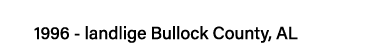 1996 - landlige Bullock County, AL