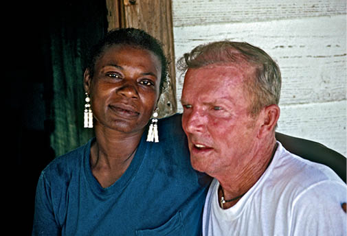 Mary and her new boyfriend  from Florida 1984