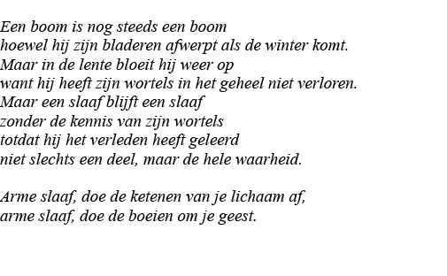 Een boom is nog steeds een boom hoewel hij zijn bladeren afwerpt als de winter komt  Maar in de lente bloeit hij weer   