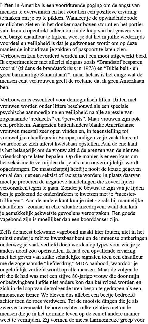 Liften in Amerika is een voortdurende poging om de angst van mensen te overwinnen en het voor hen een positieve ervar   
