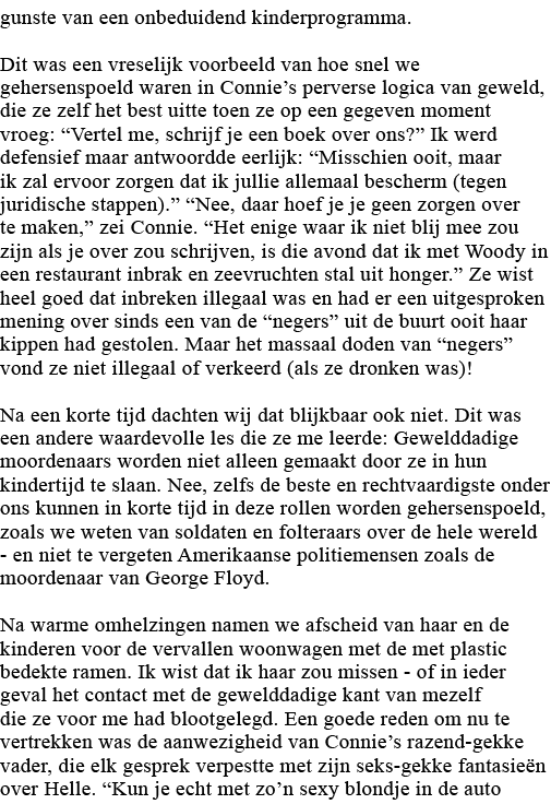 gunste van een onbeduidend kinderprogramma  Dit was een vreselijk voorbeeld van hoe snel we gehersenspoeld waren in C   