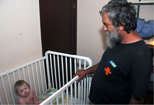 John with Natasha's youngest dumped child