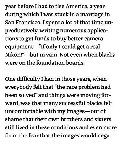 year before I had to flee America, a year during which I was stuck in a marriage in San Francisco  I spent a lot of t   