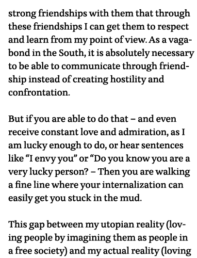 strong friendships with them that through these friendships I can get them to respect and learn from my point of view   