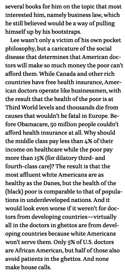 several books for him on the topic that most interested him, namely business law, which he still believed would be a    