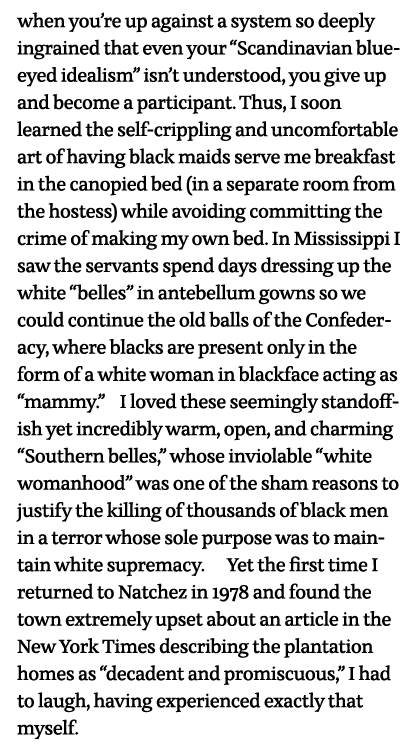 when you re up against a system so deeply ingrained that even your  Scandinavian blue-eyed idealism  isn t understood   