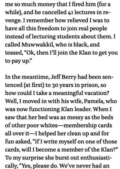 me so much money that I fired him (for a while), and he cancelled 41 lectures in revenge  I remember how relieved I w   