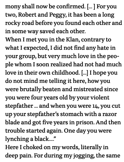 mony shall now be confirmed       For you two, Robert and Peggy, it has been a long rocky road before you found each    