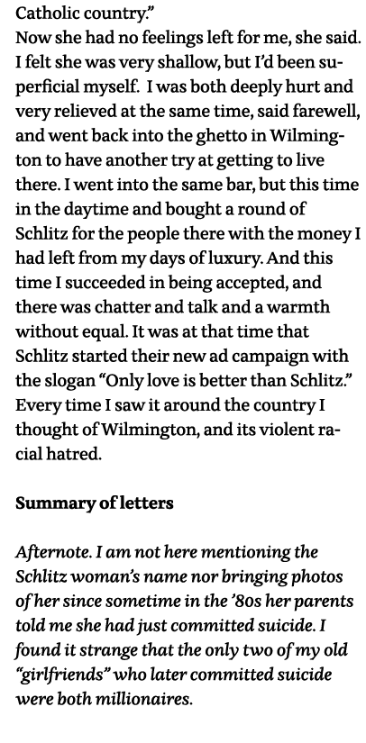 Catholic country   Now she had no feelings left for me, she said  I felt she was very shallow, but I d been superfici   