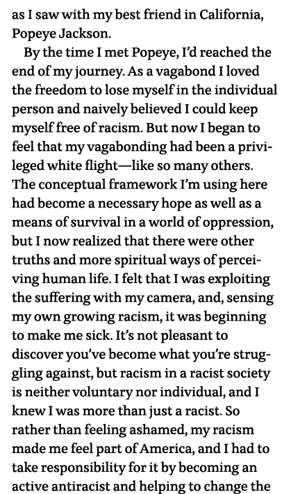as I saw with my best friend in California, Popeye Jackson  By the time I met Popeye, I d reached the end of my journ   