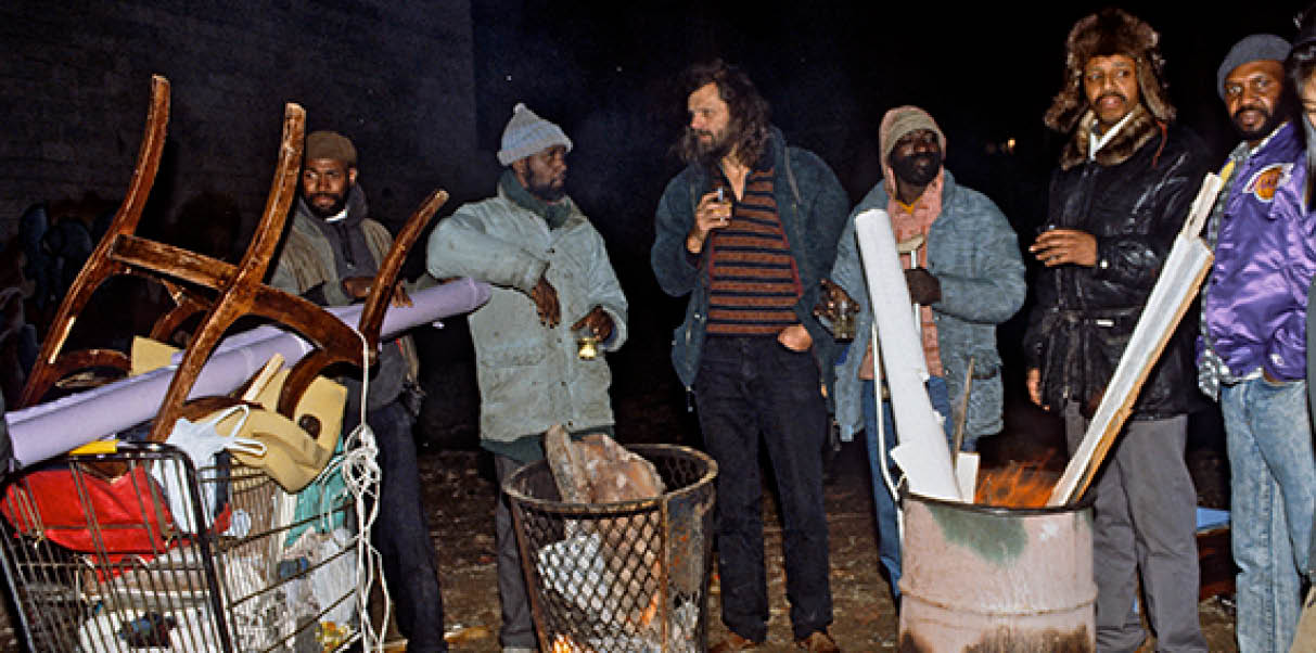 1991 NYC - Between campus lectures I spent the nights with the homeless to keep the inspiration