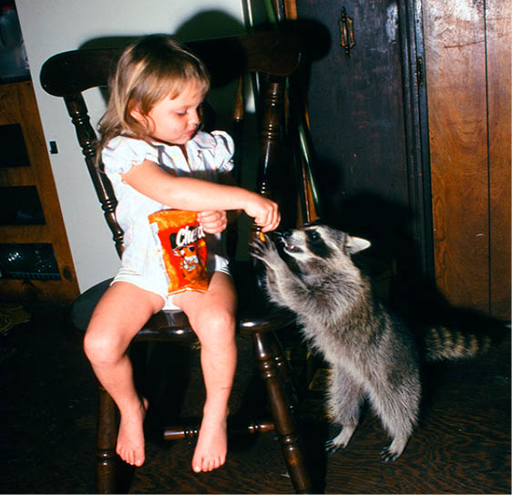 Angel with her beloved new playmate