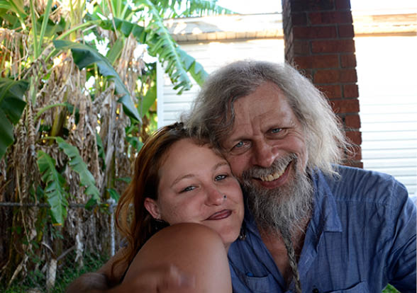 With Nastasha during our terapeutic conversation in 2012