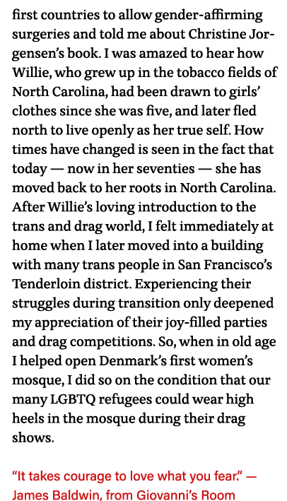 first allowing sex-change operations and told me about Christine Jorgensen s book about it  I was amazed hearing how    