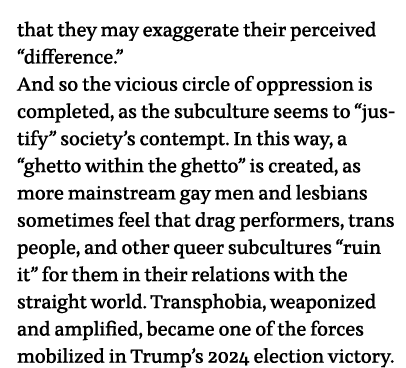 one further and exaggerate their perceived  difference   And so the vicious circle of oppression is completed as the    