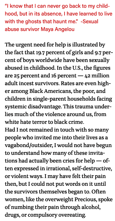  I know that I can never go back to my childhood, but in its absence, I have learned to live with the ghosts that hau   