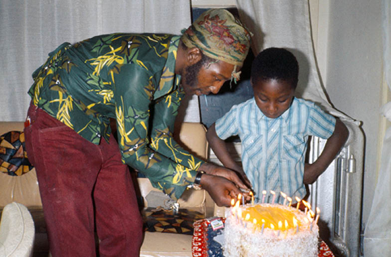 1975 - SF  Transgender father's birthday for her son