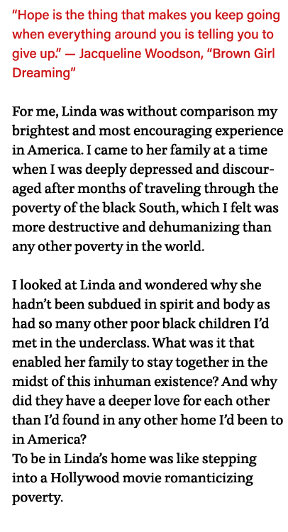  Hope is the thing that makes you keep going when everything around you is telling you to give up   — Jacqueline Wood   