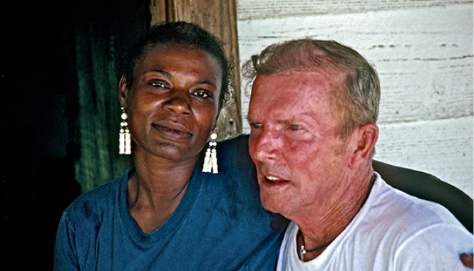 Mary and her new boyfriend  from Florida 1984