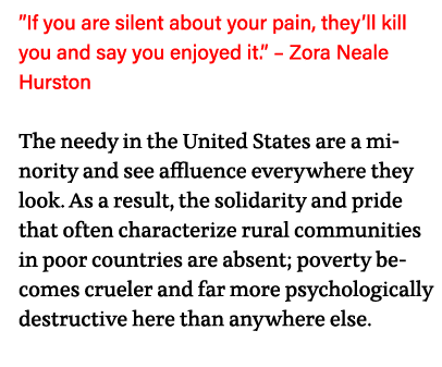  If you are silent about your pain, they ll kill you and say you enjoyed it     Zora Neale Hurston The needy in the U   