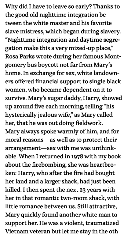Why did I have to leave so early  Thanks to the good old nighttime integration between the white master and his favor   