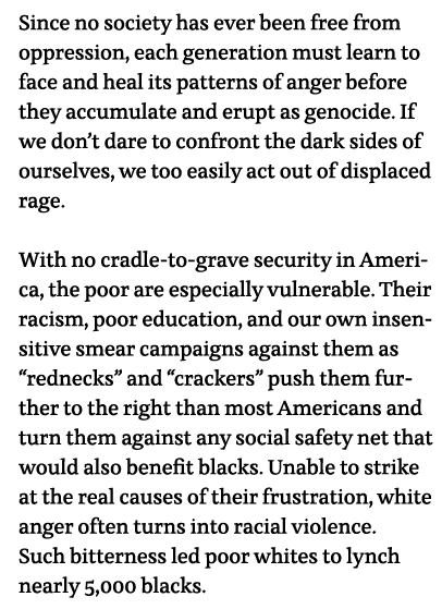 Since no society has ever been free from oppression, each generation must learn to face and heal its patterns of ange   