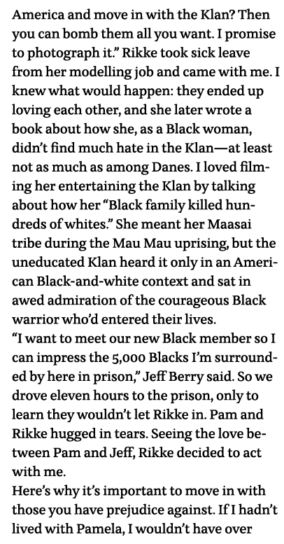 America and move in with the Klan  Then you can bomb them all you want  I promise to photograph it   Rikke took sick    