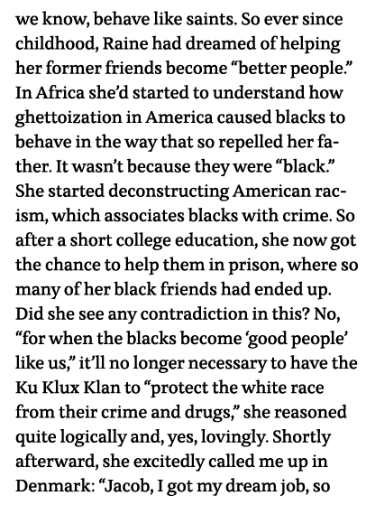 we know, behave like saints  So ever since childhood, Raine had dreamed of helping her former friends become  better    