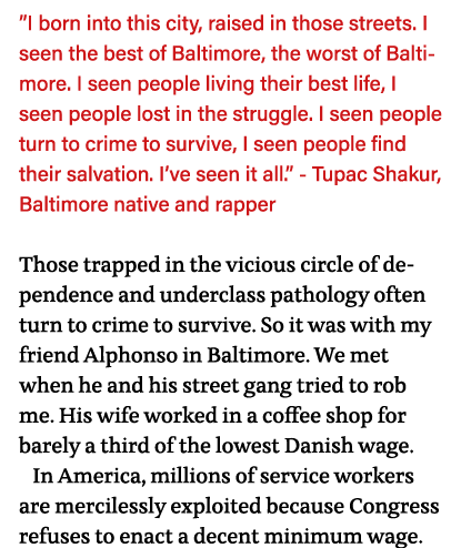  I born into this city, raised in those streets  I seen the best of Baltimore, the worst of Baltimore  I seen people    