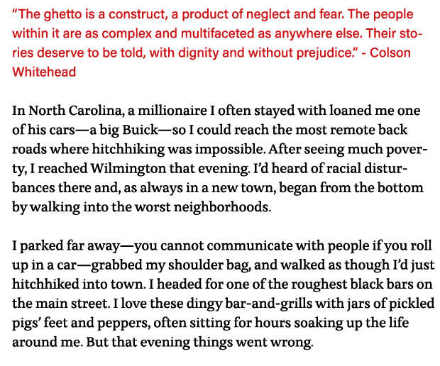  The ghetto is a construct, a product of neglect and fear  The people within it are as complex and multifaceted as an   