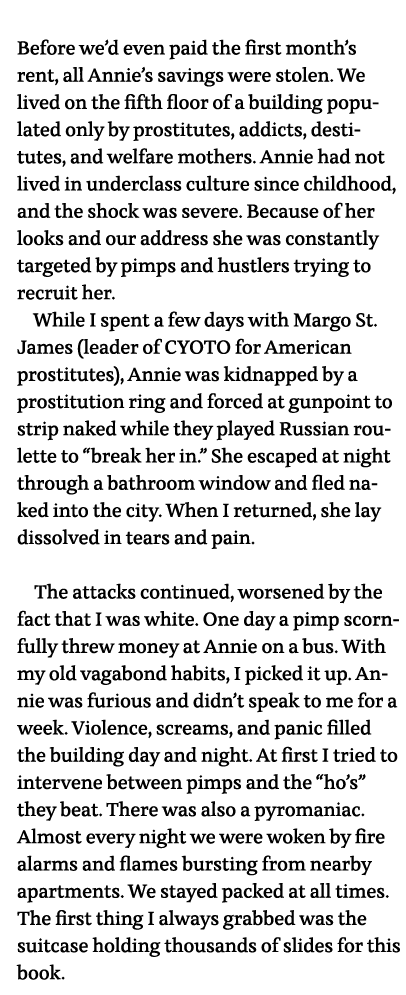  Before we d even paid the first month s rent, all Annie s savings were stolen  We lived on the fifth floor of a buil   