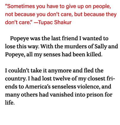  Sometimes you have to give up on people, not because you don t care, but because they don t care   —Tupac Shakur Pop   