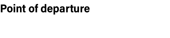 Point of departure 