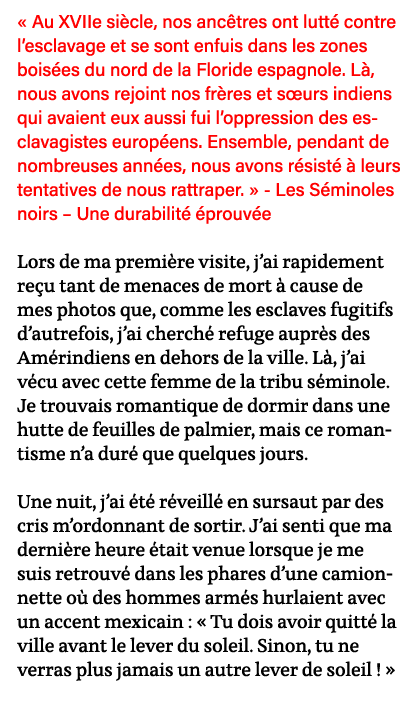   Au XVIIe siècle, nos ancêtres ont lutté contre l esclavage et se sont enfuis dans les zones boisées du nord de la F   