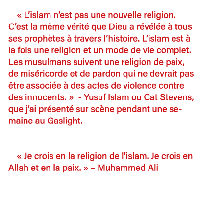   L islam n est pas une nouvelle religion  C est la même vérité que Dieu a révélée à tous ses prophètes à travers l h   